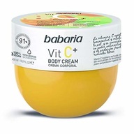 BABARIA Telový krém Vitamín C hydratuje a rozjasňuje 400 ml