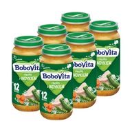 BoboVita Obiadek Junior, rizoto s morkou, SET 6x250g