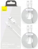 2x BASEUS USB KÁBEL - USB-C 1,5M 40W 5A pre Samsung