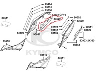 PRAVÝ BOČNÝ KRYT POD SEDADLO KYMCO CK 1 125