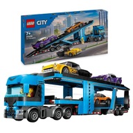 LEGO CITY NÁKLADNÉ VOZIDLO SO ŠPORTOVÝMI AUTAMI SADA BLOKOV 60408 998 EL. 7+