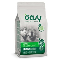 Oasy One Protein Stredne veľký dospelý králik 12 kg