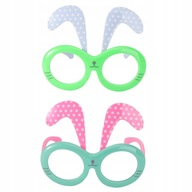 2 páry Bunny okuliare Bunny Headband