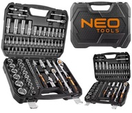 NEO TOOLS Nástrčkové kľúče 1/4, 1/2, 86 ks. Kufor CrV Tool Set