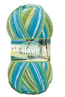 Wool Sock Yarn Nako Boho Desen Col.