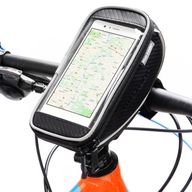 Taška na riadidlá na bicykel PHONE transparentná