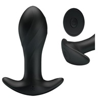 Análny dildo Análny vibrátor 10 cm 12 funkcií čierny