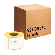 Termoštítka 50x30mm 1000' 55000ks 55 kotúčov