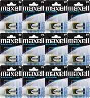 Maxell 9V 6LR61 alkalická batéria 1ks x12