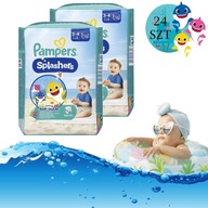 PAMPERS SPLASHERS PLAVECKÉ PLIENKY VODNÉ PLIENKY 6-11kg 24 ks