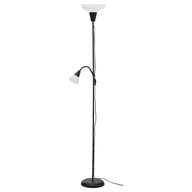 Stojacia lampa IKEA TAGARP BLACK na čítanie