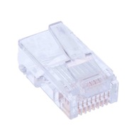 RJ45 8p8c kat. 5e UTP zástrčky, drôt, 500 ks