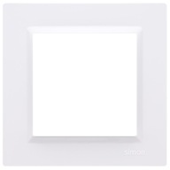 SIMON 10 Single 1-násobný biely maskovací rám
