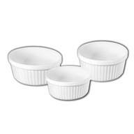 Ramekins set biely porcelán Wilmax