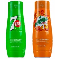 2x SODOVÝ SIRUP STREAM MIRINDA 7UP KONCENTRÁT PRE NASÝTEČ