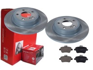 DISKOVÉ DLOŽKY BREMBO ZADNÉ MERC W246 W176 C117 C156