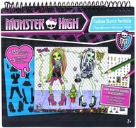 Monster High samolepky šablóny skicár TM Toys