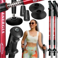 NORDIC WALKING POLE vychádzkové trekingové palice MEGA COMFORTABLE sada 2 ks