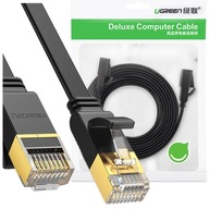 UGREEN PLOCHÝ KÁBEL ETHERNETOVÝ SIEŤOVÝ KÁBEL RJ45 CAT 7 10 GBPS 3M ČIERNA