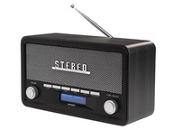 Retro rádio Denver DAB-18 tmavošedá