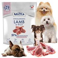 Monoproteínové krmivo BALTICA pre dospelých psov malých plemien LAMB RICE