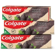 COLGATE NATURAL pasta s aktívnym uhlím 3x75ml