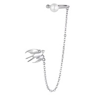 Strieborné náušnice Ear Cuff Swallow Strieborné 925 Trusky náušnice