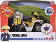 Štvorkolka SIMBA Fireman Sam Police + príslušenstvo