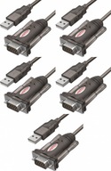 Unitek Y-105 USB - RS232 konvertorový adaptér 1,4m x5