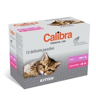 Calibra Premium vrecúška pre mačiatka, multipack, 12 ks.