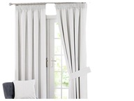 PRIPRAVENÉ ZÁCLONY 001 BIELA ​​250X145 MATNÝ PÁNOK