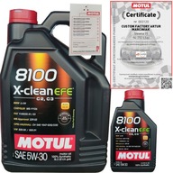 MOTUL 8100 X-CLEAN EFE 5W30 C2/C3 6L BMW LL-04 VW 505 00 + PRÍV.