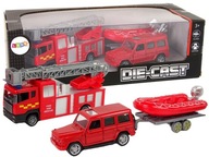FIRE BRITAIN MOTORBOAT JEEP RED SET