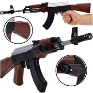 AK47 GUĽOVÁ PUŠKA, LASEROVÁ ZBRAŇ, ASG BATERKA