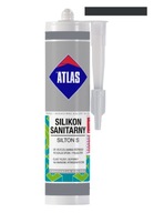 ATLAS SANITÁRNY SILIKÓN SILTON 204 ČIERNA 280 ml