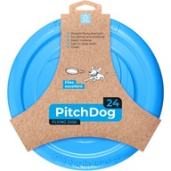 Hračka PitchDog, lietajúci disk, 24 cm, modrá