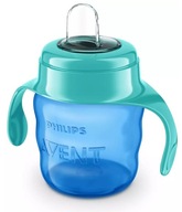 PHILIPS AVENT STRIEBORNÝ HRNČEK SILIKÓNOVÁ NÁDRŽKA 200ML 6M+ RÚČKY SCF551/05