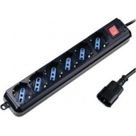 TECHLY POWER STRIP S KÁBLOM UPS - 6 ZÁSUVEK