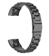 OCEĽOVÝ NÁRAMOK PRE HUAWEI BAND 3 PRO / 4 PRO + VICE, ČIERNA