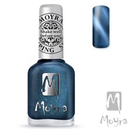 Pečiatkovací lak Moyra 33 Cat Eye Magnetic Blue 1