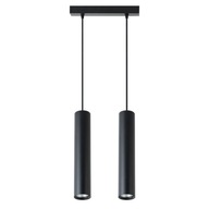 LED ZÁVESNÁ LAMPA 1m STROPNÝ LUSTER 2x GU10 LOFT MODERNÁ TRUBKA