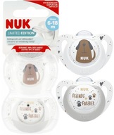 NUK Star Cat&Dog silikónový cumlík 6-18m