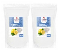 SADA KYSELINY CITRÓNOVEJ 2 x 1 kg potravinárskej čistoty