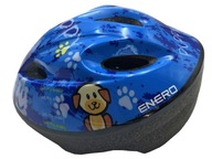 Detská cyklistická prilba ENERO Puppy Blue (veľkosť S)