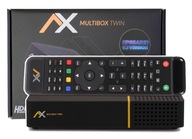 AX MULTIBOX TWIN 2xDVBS2X 4K Linux E2 Oscam CCCam