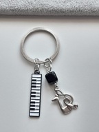 KEYRING HUDBA ORGAN PIANO NOTE TREGREY KEY