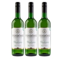 VENDOME CHARDONNAY nealkoholický nápoj z bieleho suchého vína, 3 fľaše