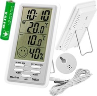 METEOROLOGICKÁ STANICA LCD POČASIE TEPLOMER HYGROMETER SÚPRAVA HODIN NA BATÉRIU MAGNET