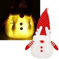 SET 2ks Gnome Gnome Reindeer Vianočná LED vianočná dekorácia GNOM