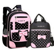 Školská taška pre dievčatá s mašľou